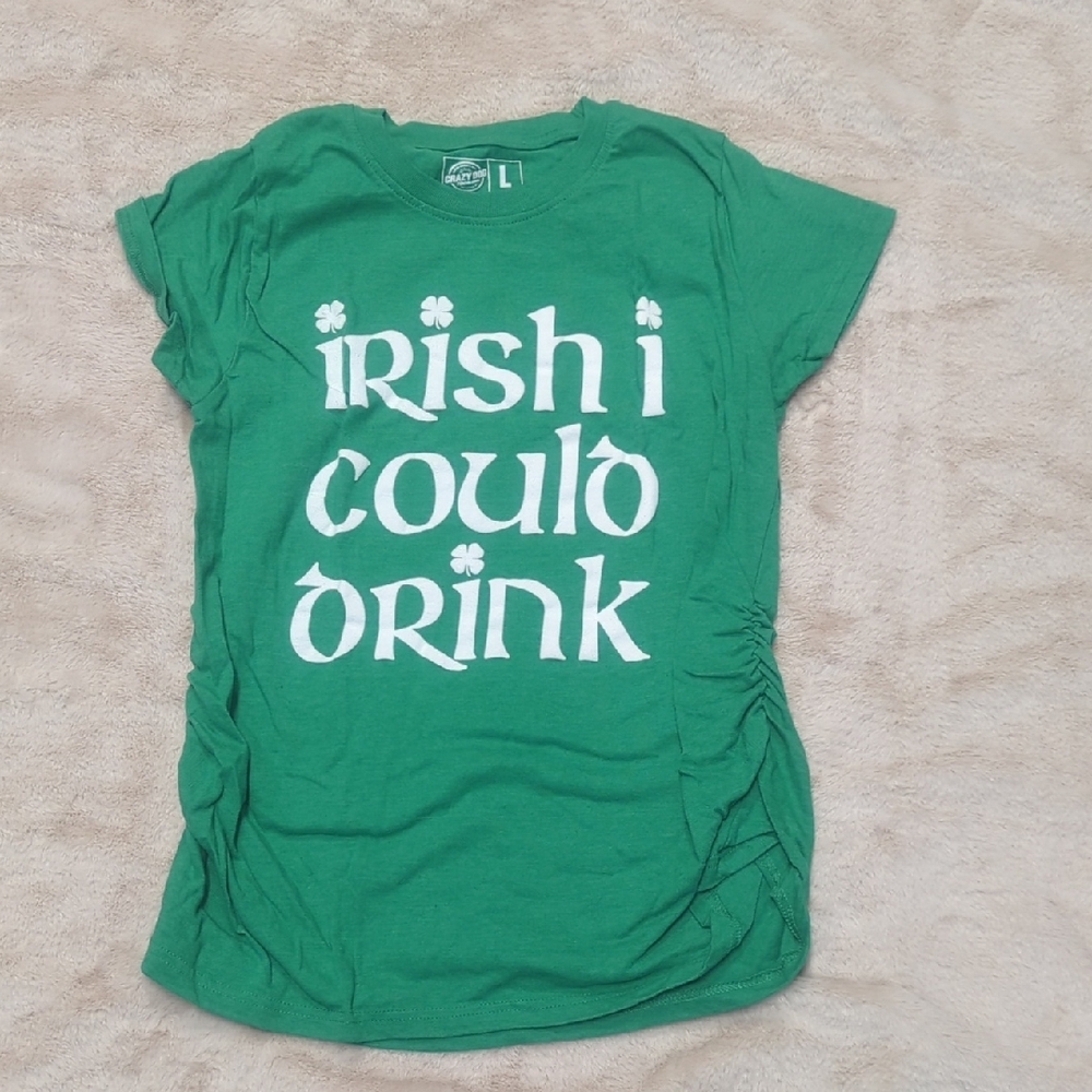 🍀 St. Patricks Day Funny Maternity Top